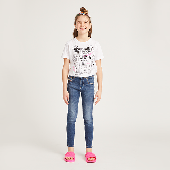 Boys’ and Girls' skinny fit jeans